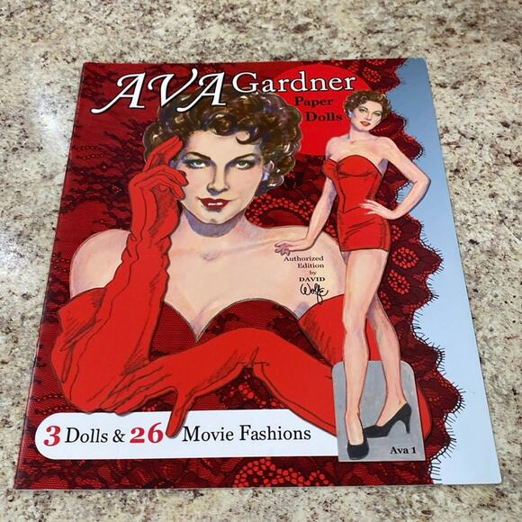 Vintage Ava Gardner paper dolls by David Wolfe - Picture 1 of 3